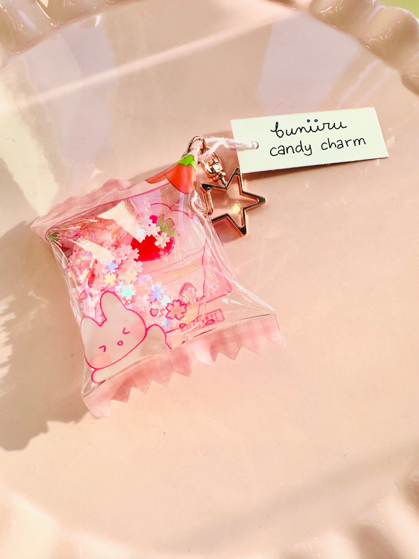 Strawberry Cake Candy Charm