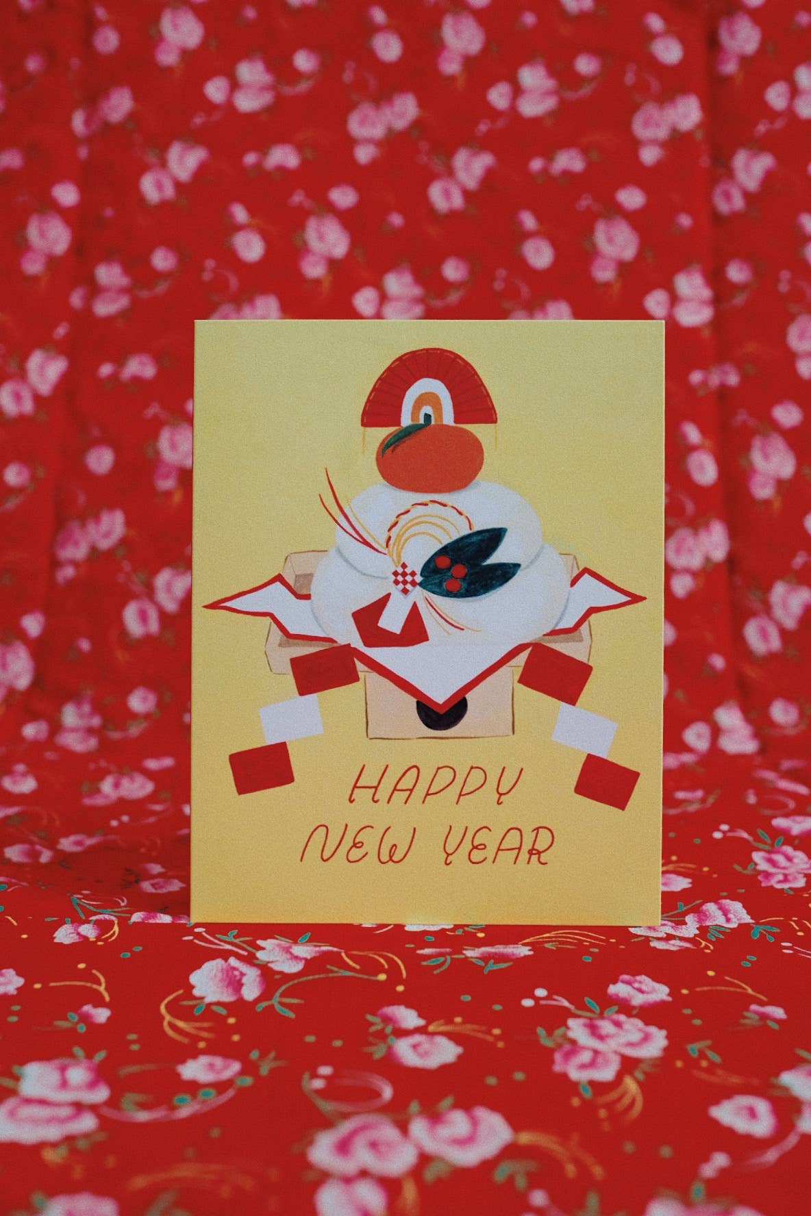 Kagami Mochi New Year Card