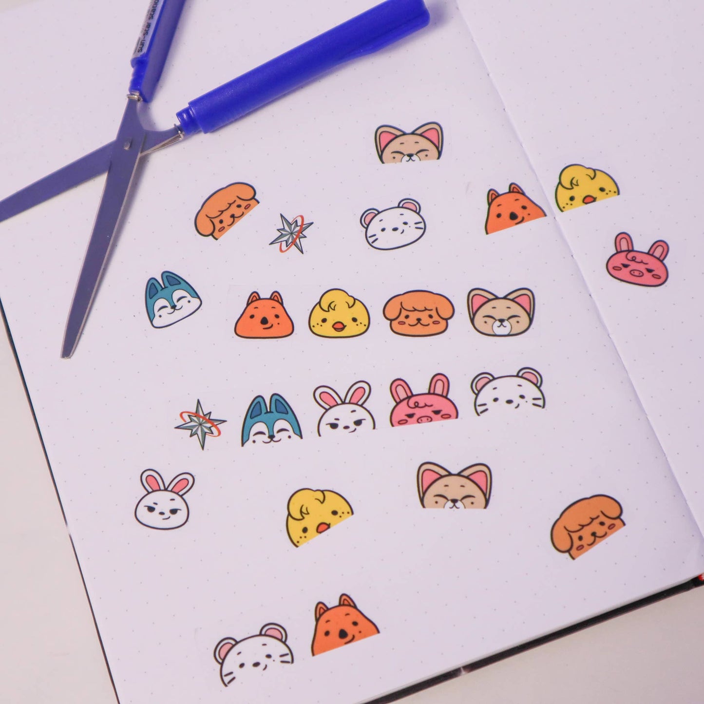 KPOP Peek -A-Skzoo Clear Decorative Tape