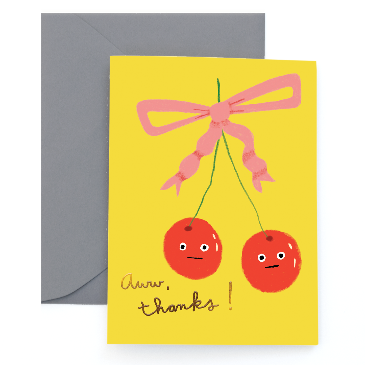 Sweet Cherries Thank You Card