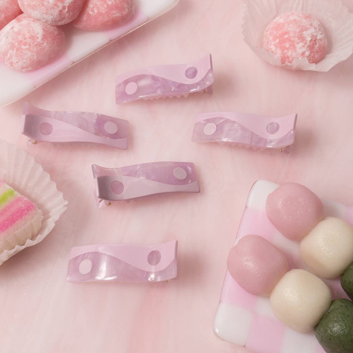 Strawberry Sugar Mini Alligator Clip