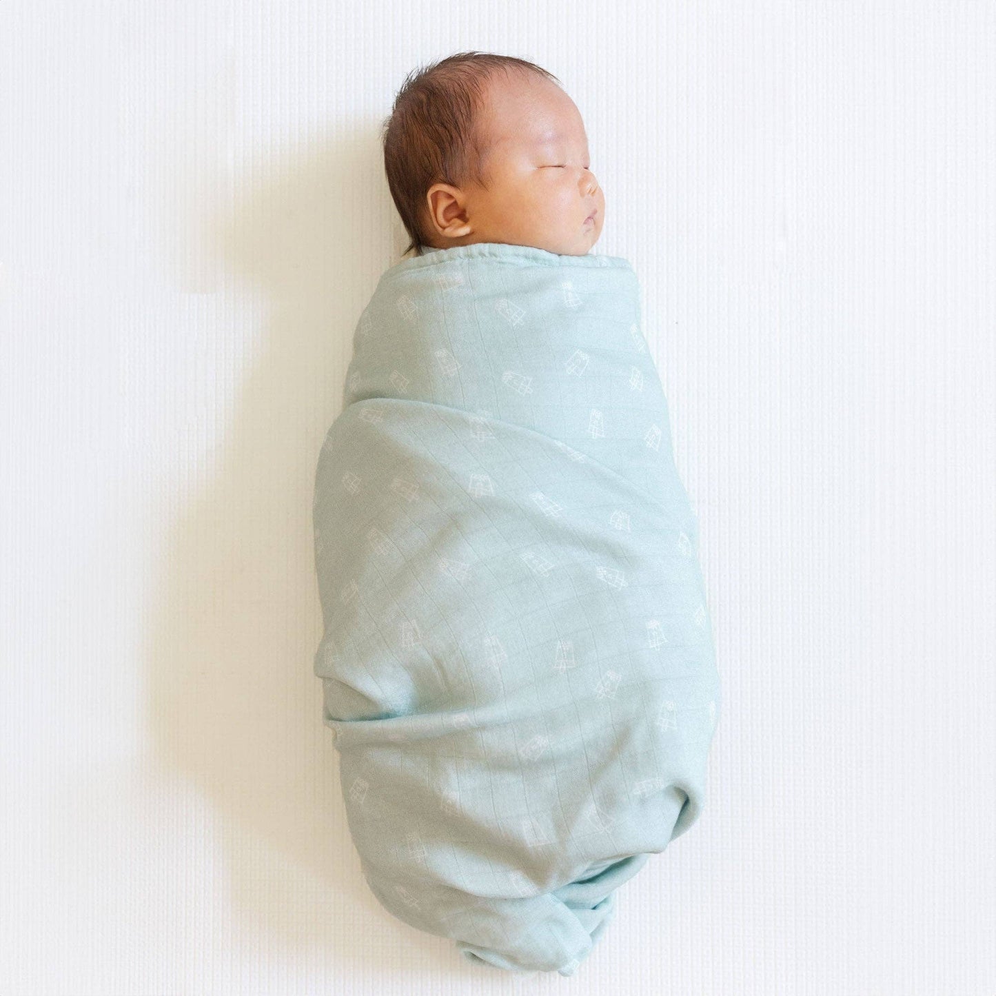 Boba Swaddle Blanket: Sea Mist