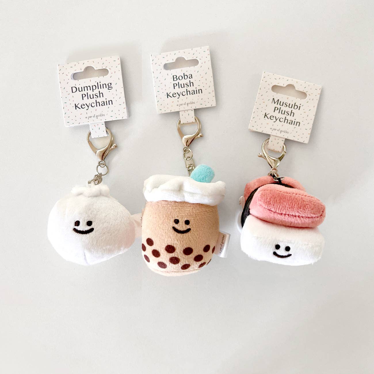 Mini Boba Milk Tea Plushie Keychain: Teal