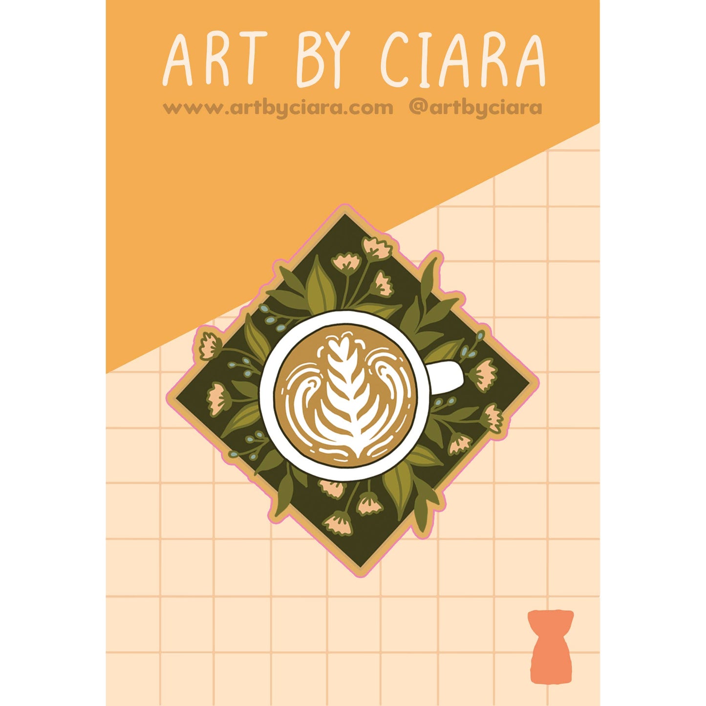 Latte Art Sticker