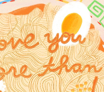Ramen Love Everyday Card