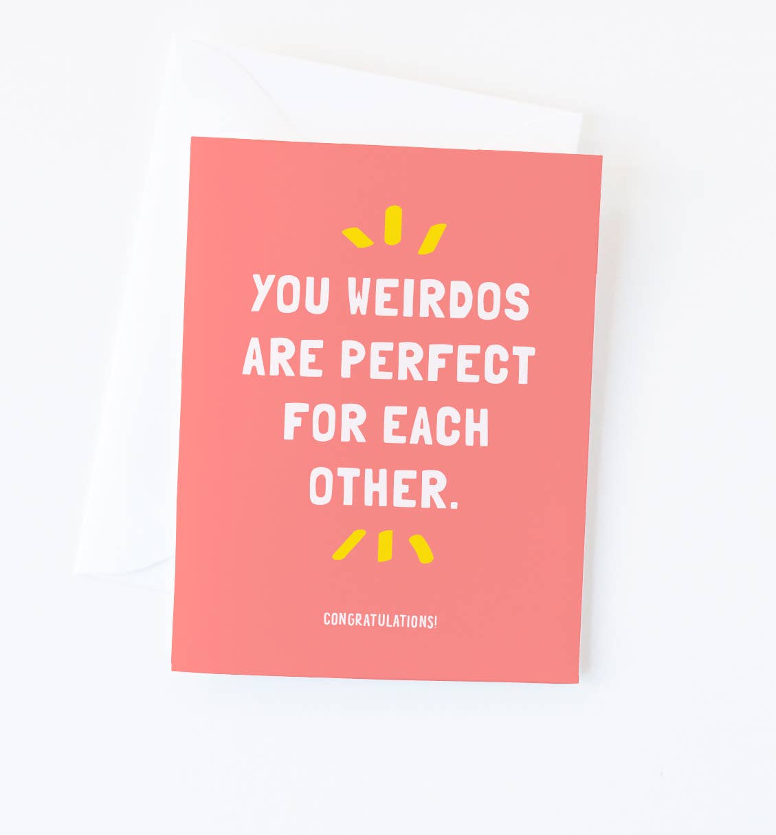Weirdos wedding card