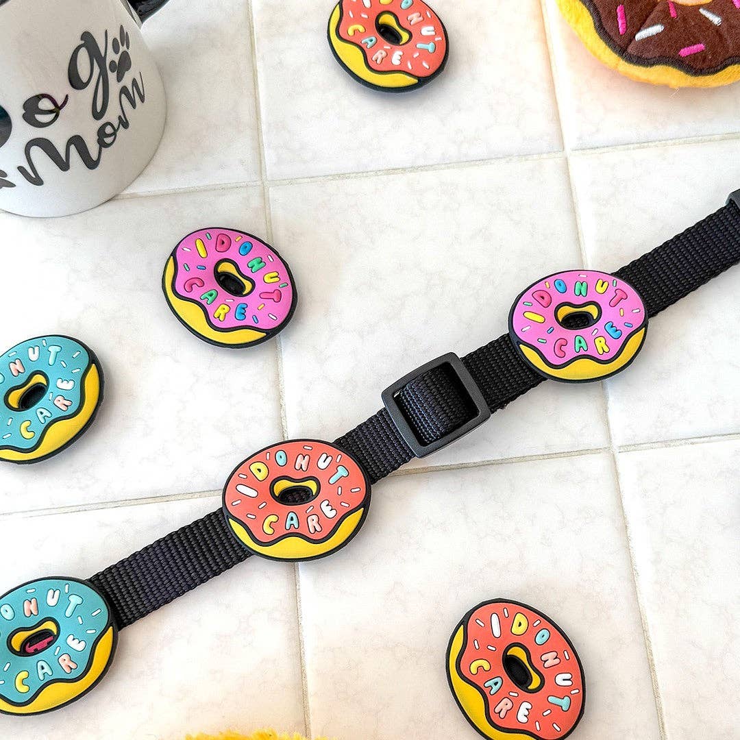 I Donut Care Pink Jiby Dog Charm: Pink