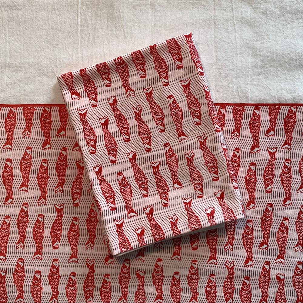 Mini Koi Tea Towel
