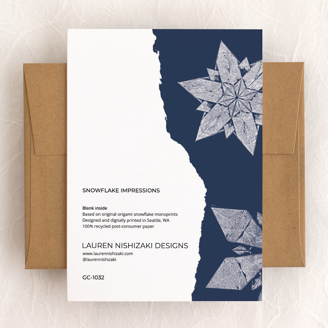 Snowflake Impressions Card