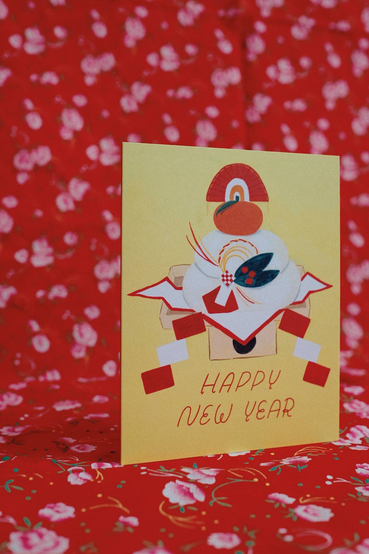 Kagami Mochi New Year Card
