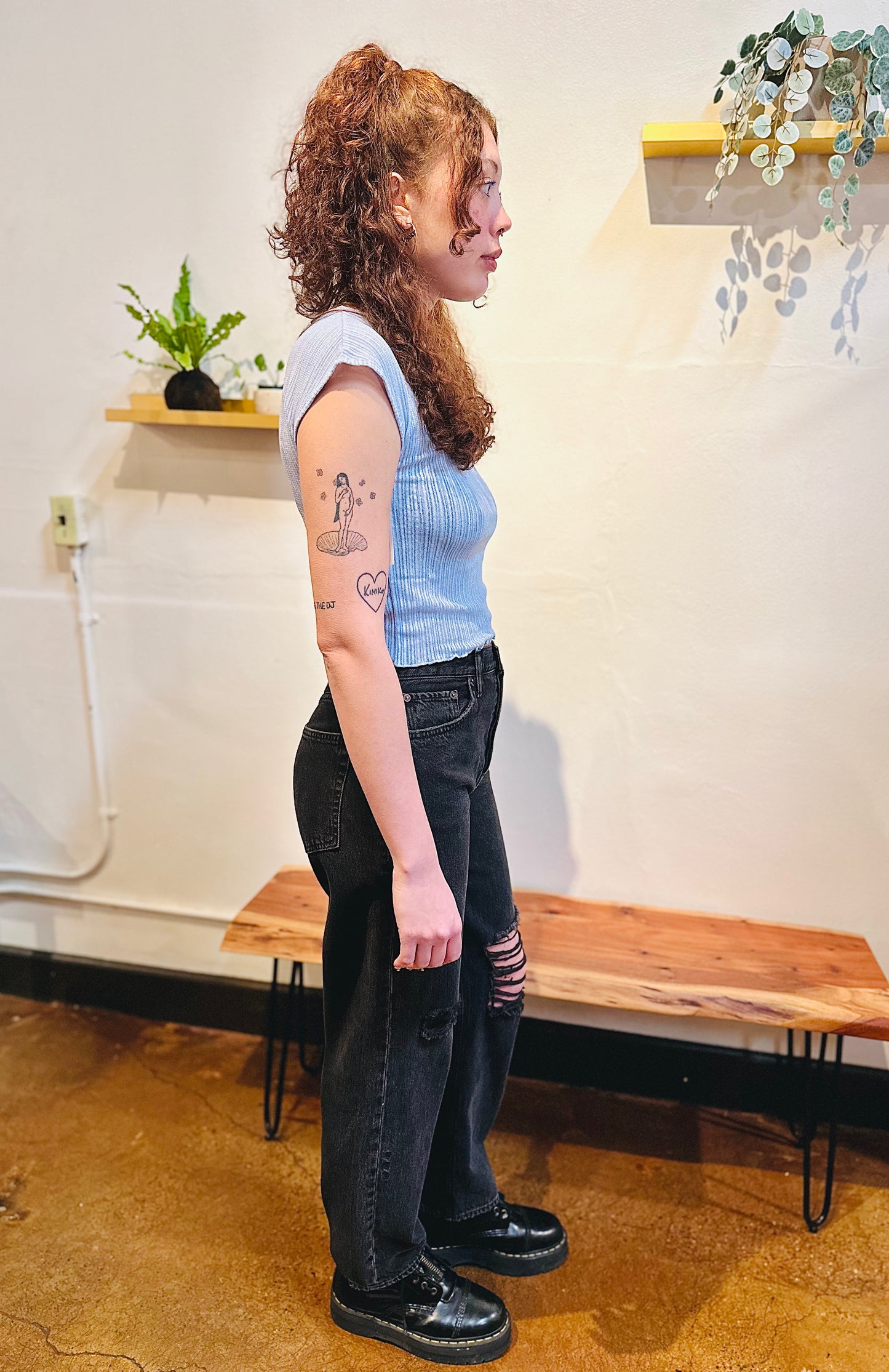 Black Tyler Vintage Straight Jeans