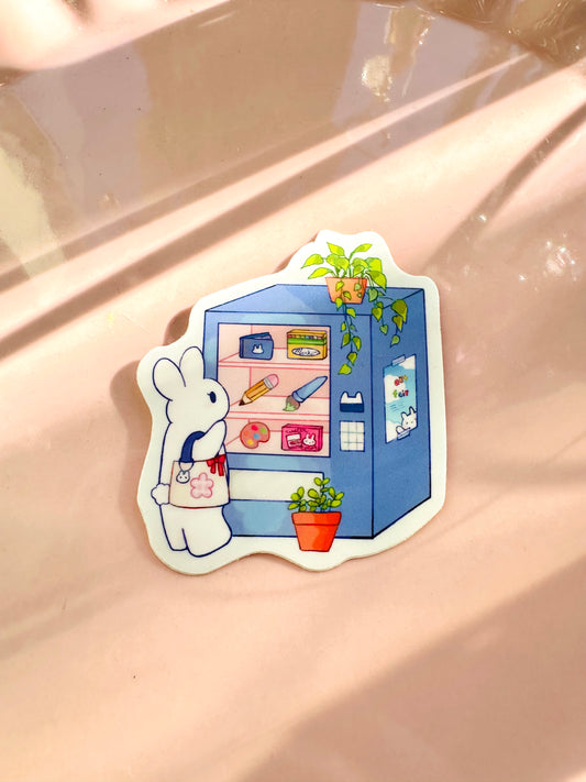 Art Vending Machine Sticker