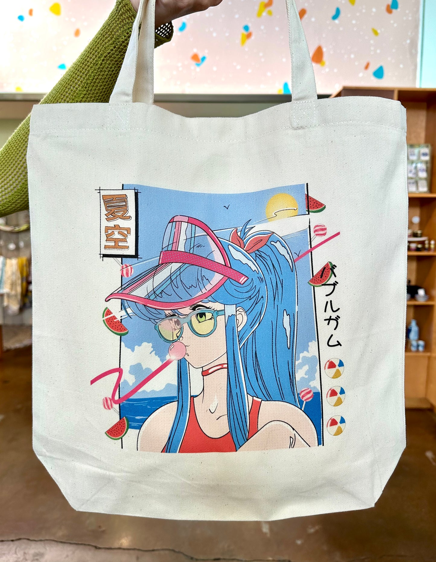 Summer Bubblegum Tote Bag