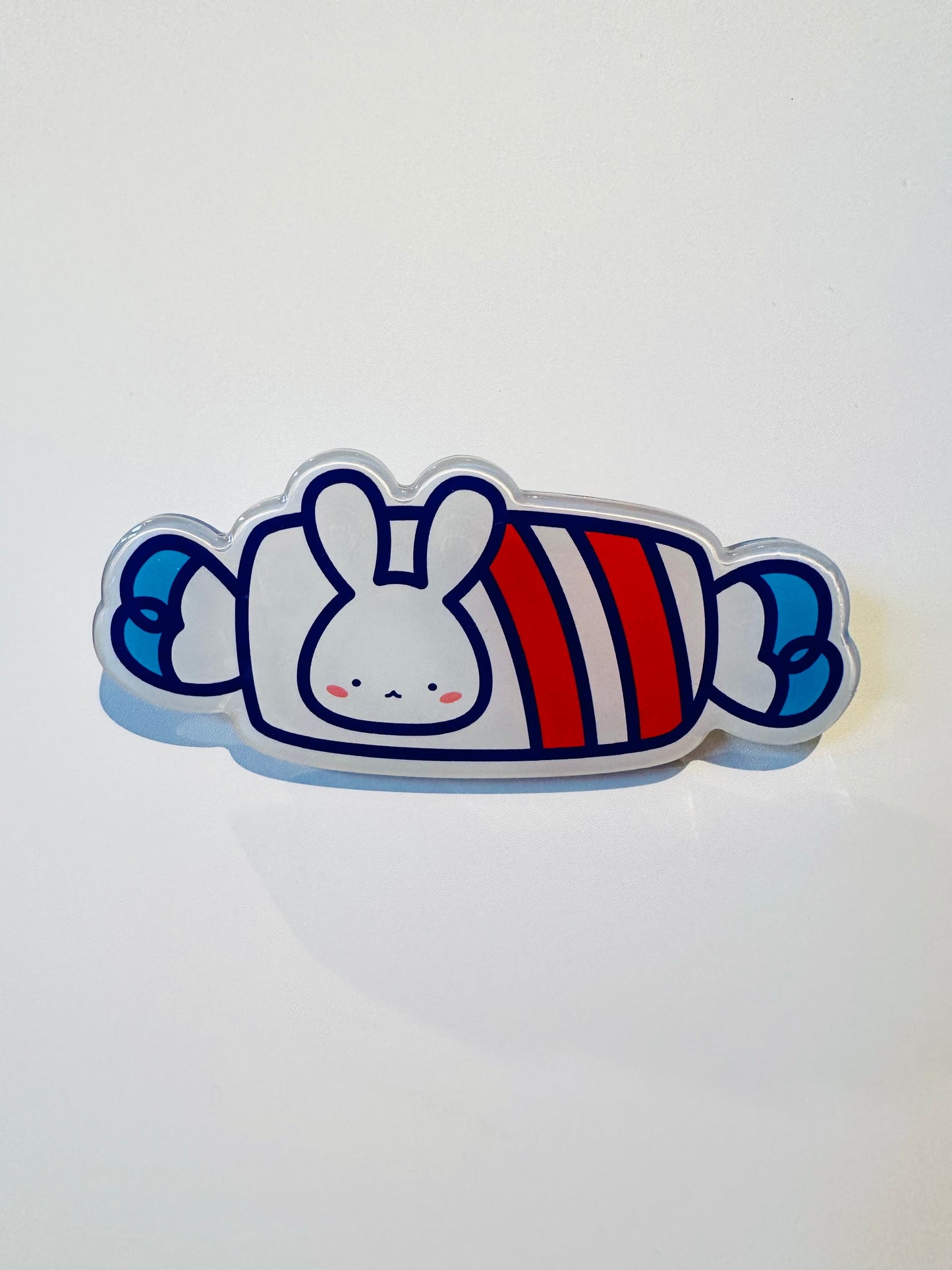 White Rabbit Candy Magnet