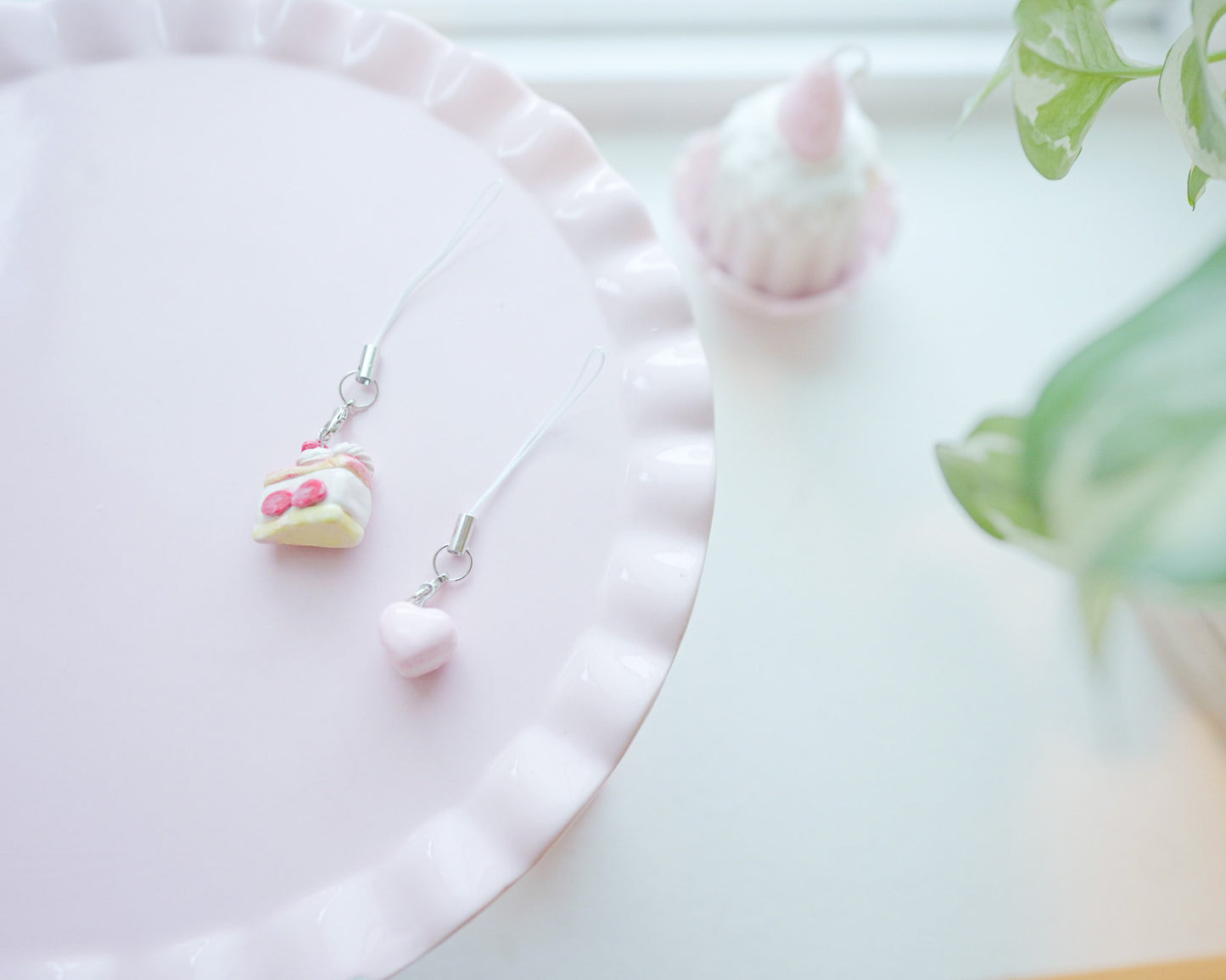 Pastel Heart Macaron Charm