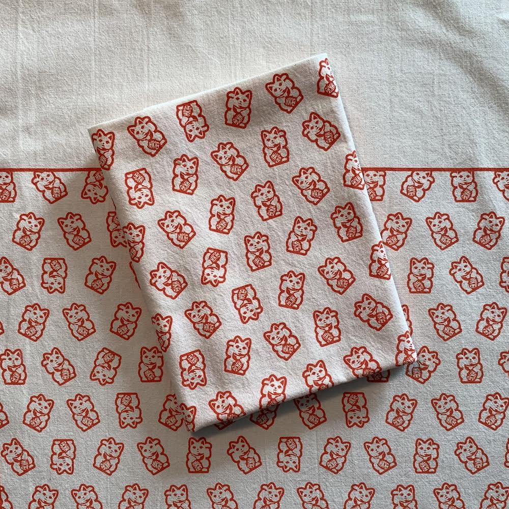 Maneki Tea Towel