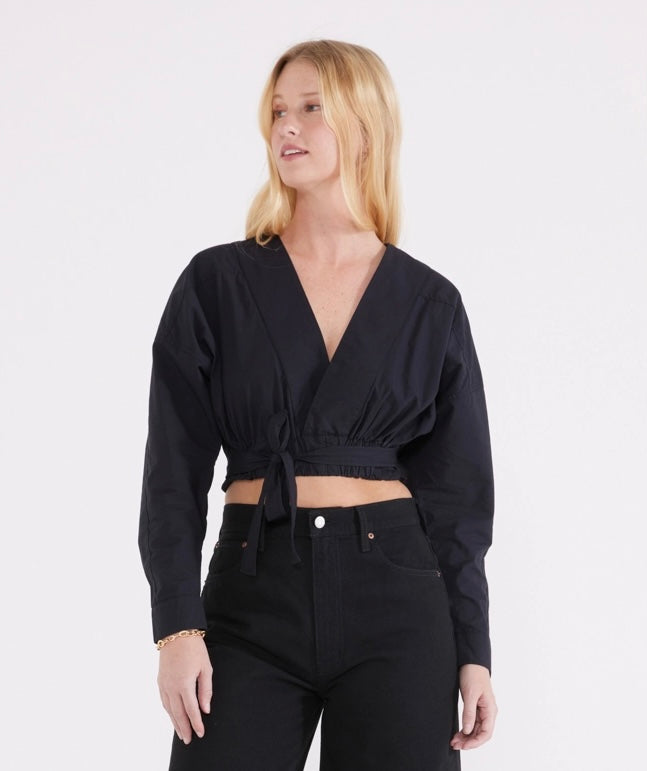April Surplice Top