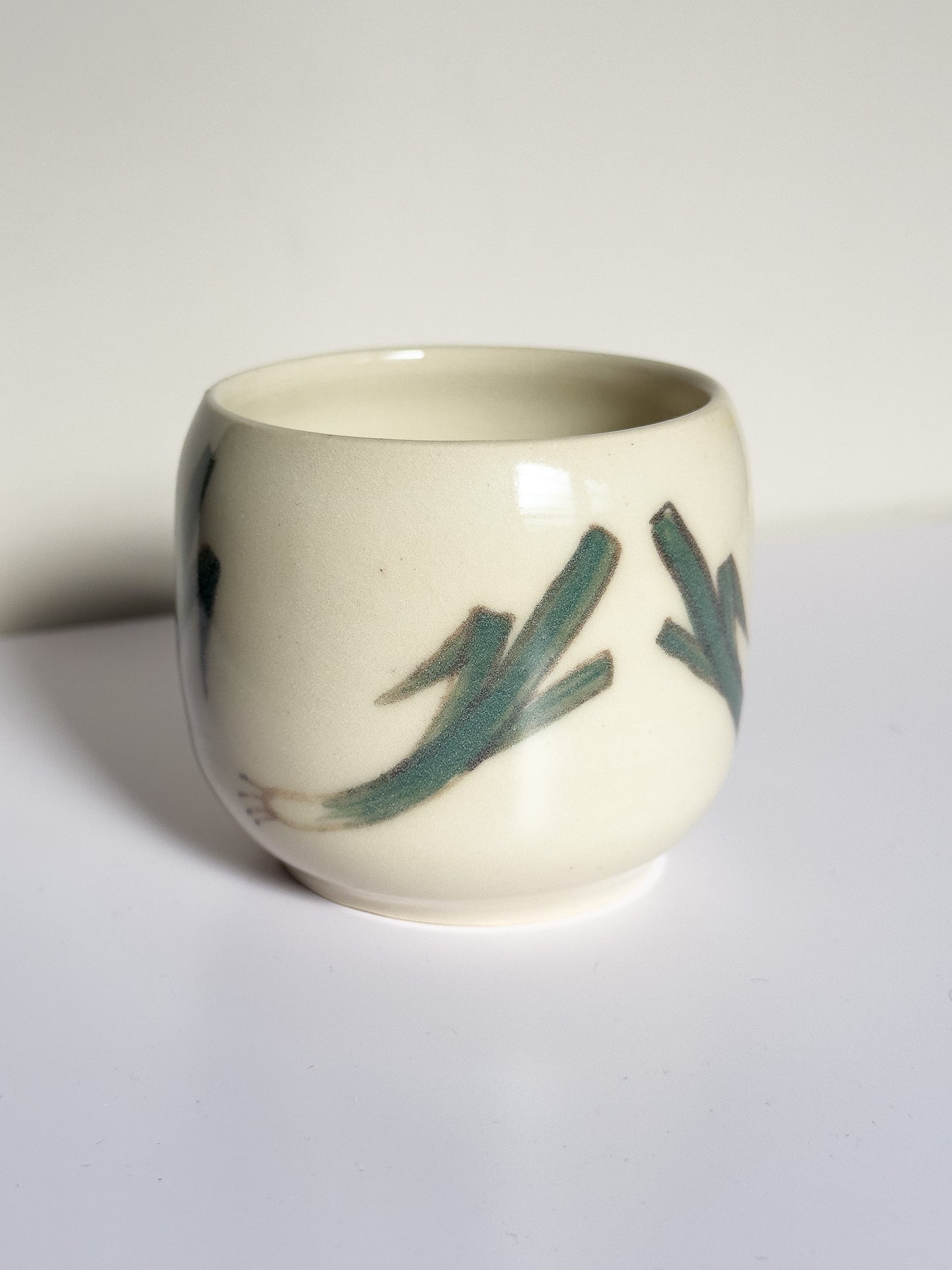 Green Onion Illustrated Cup