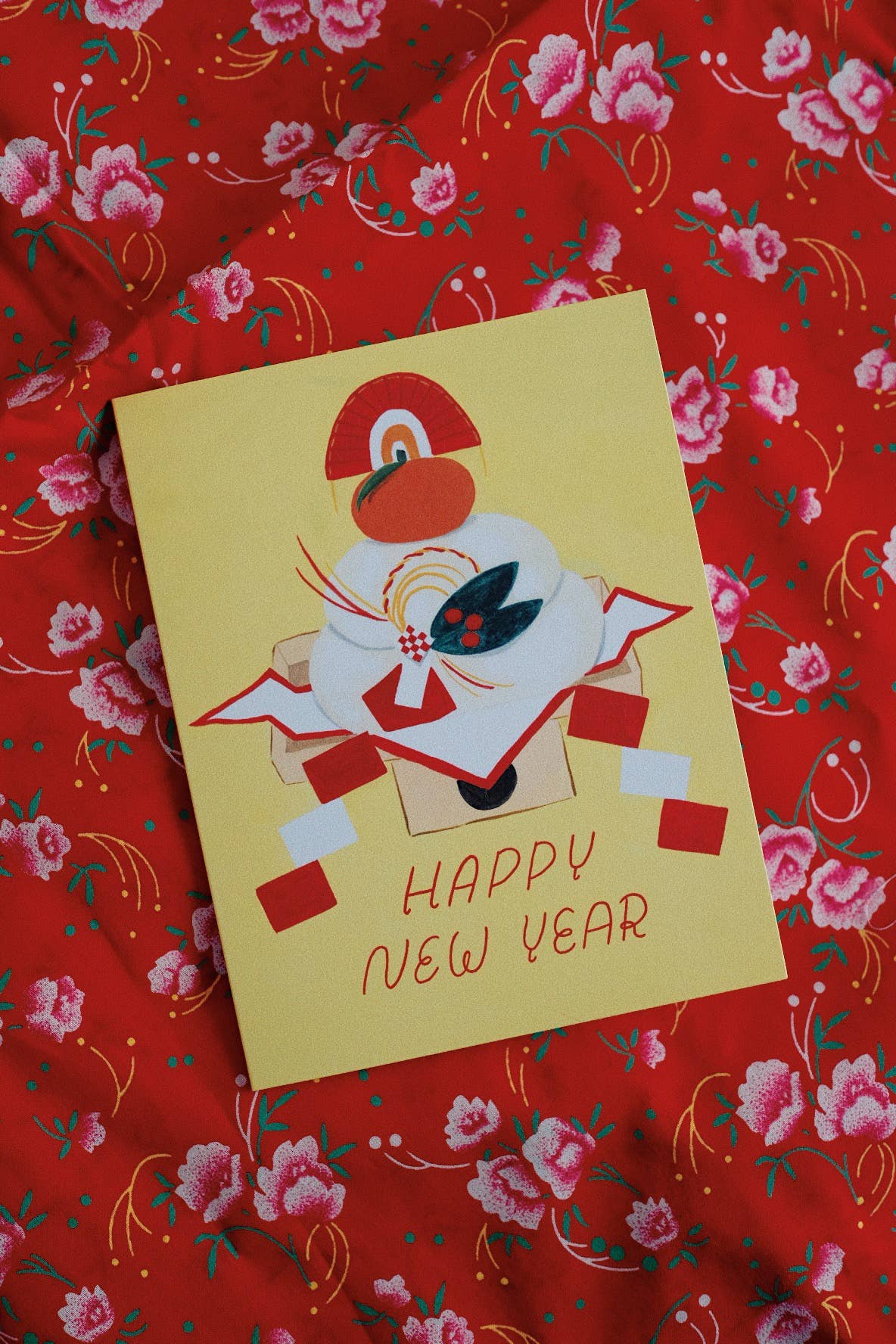 Kagami Mochi New Year Card