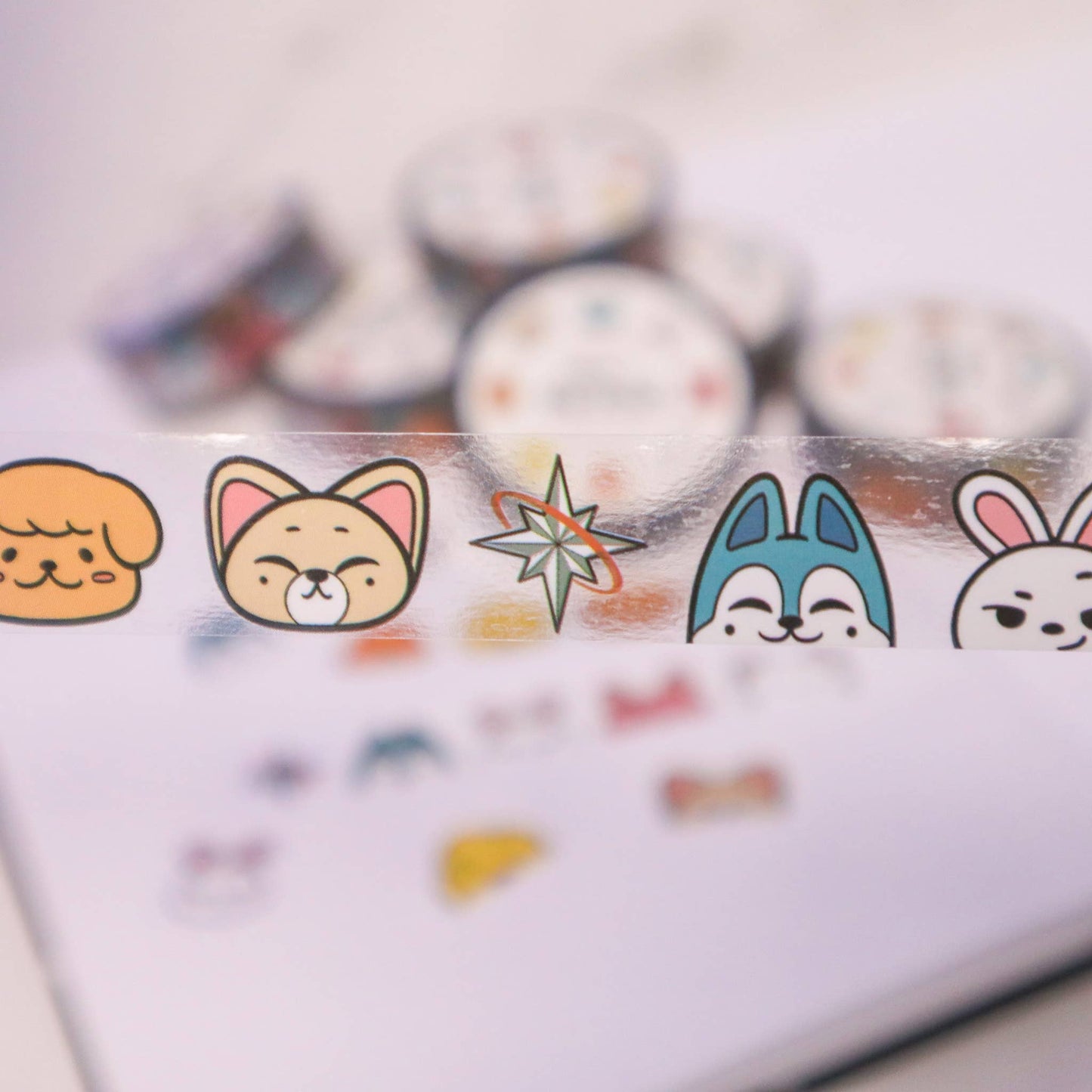 KPOP Peek -A-Skzoo Clear Decorative Tape