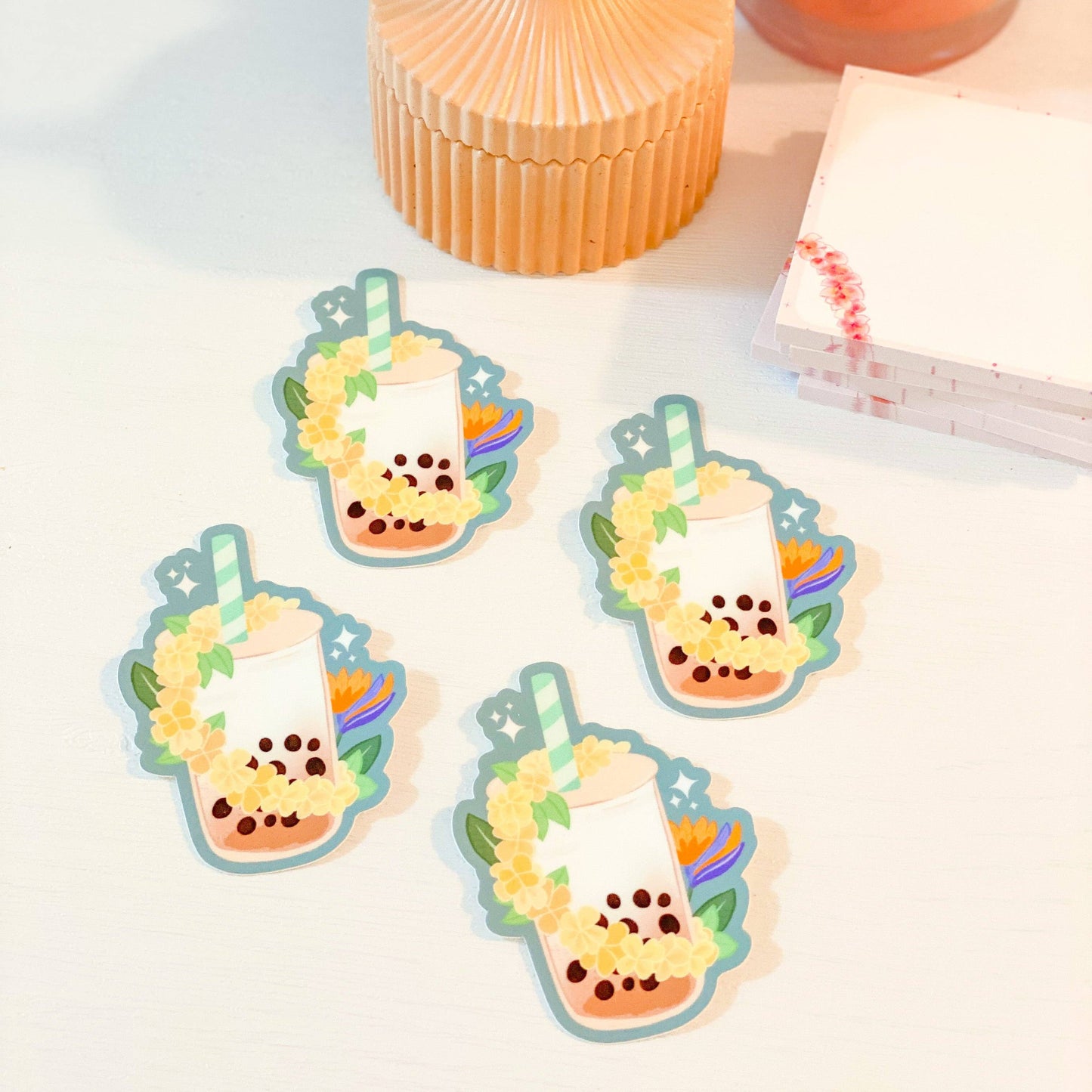 Leis & Bubble Tea Sticker