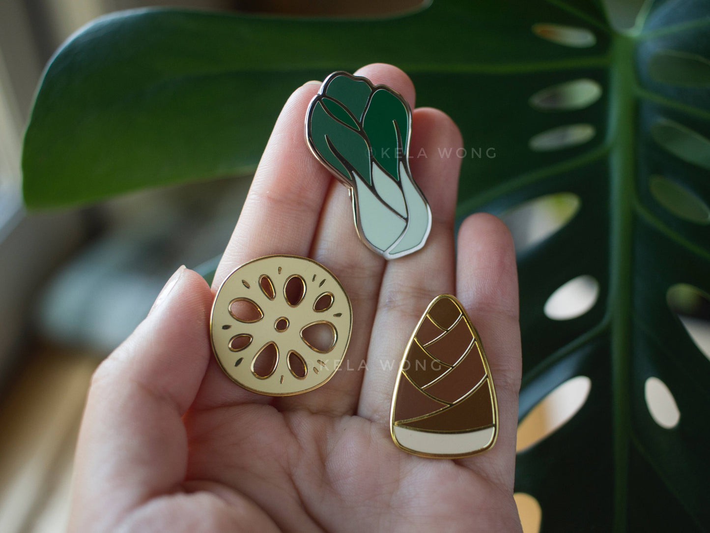 Bok Choy Enamel Pin