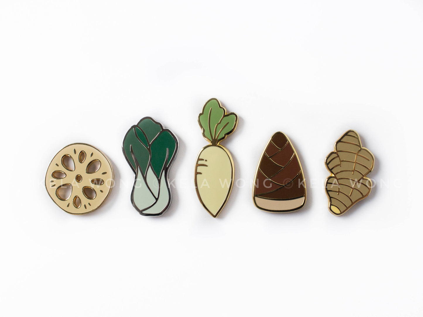 Bok Choy Enamel Pin
