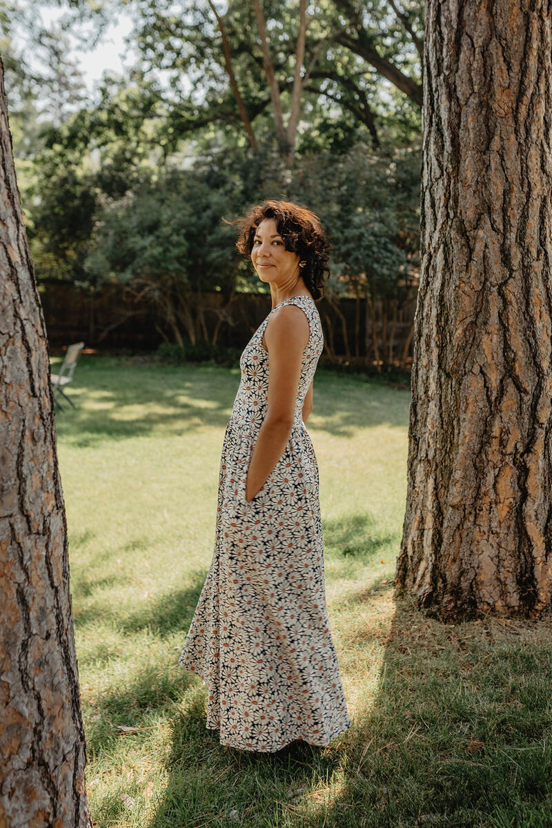 Matisse Navy Cheri Maxi Dress