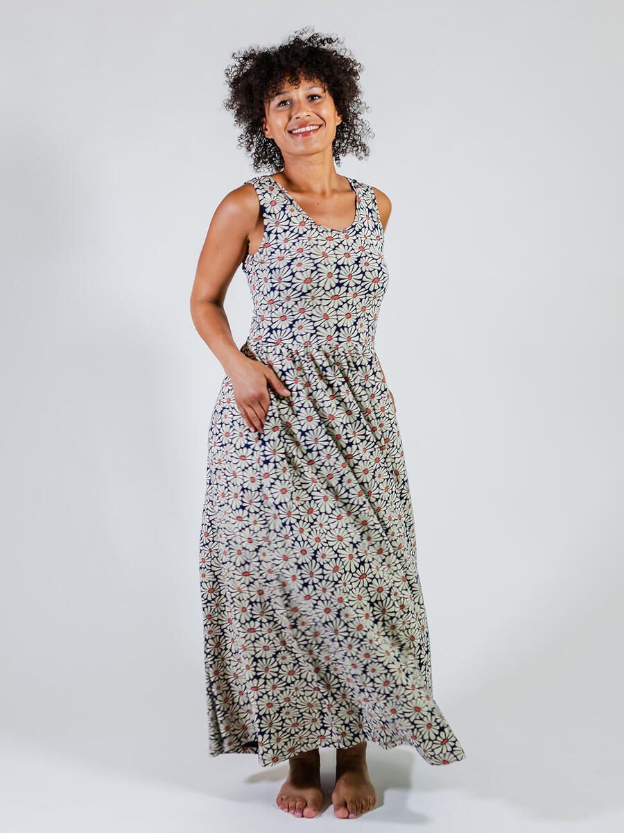 Matisse Navy Cheri Maxi Dress