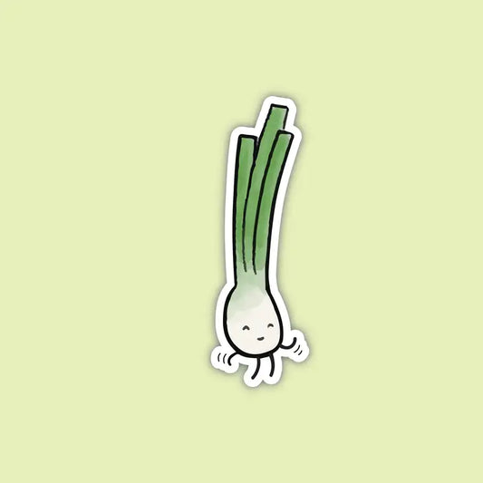 Dancing Leek Sticker