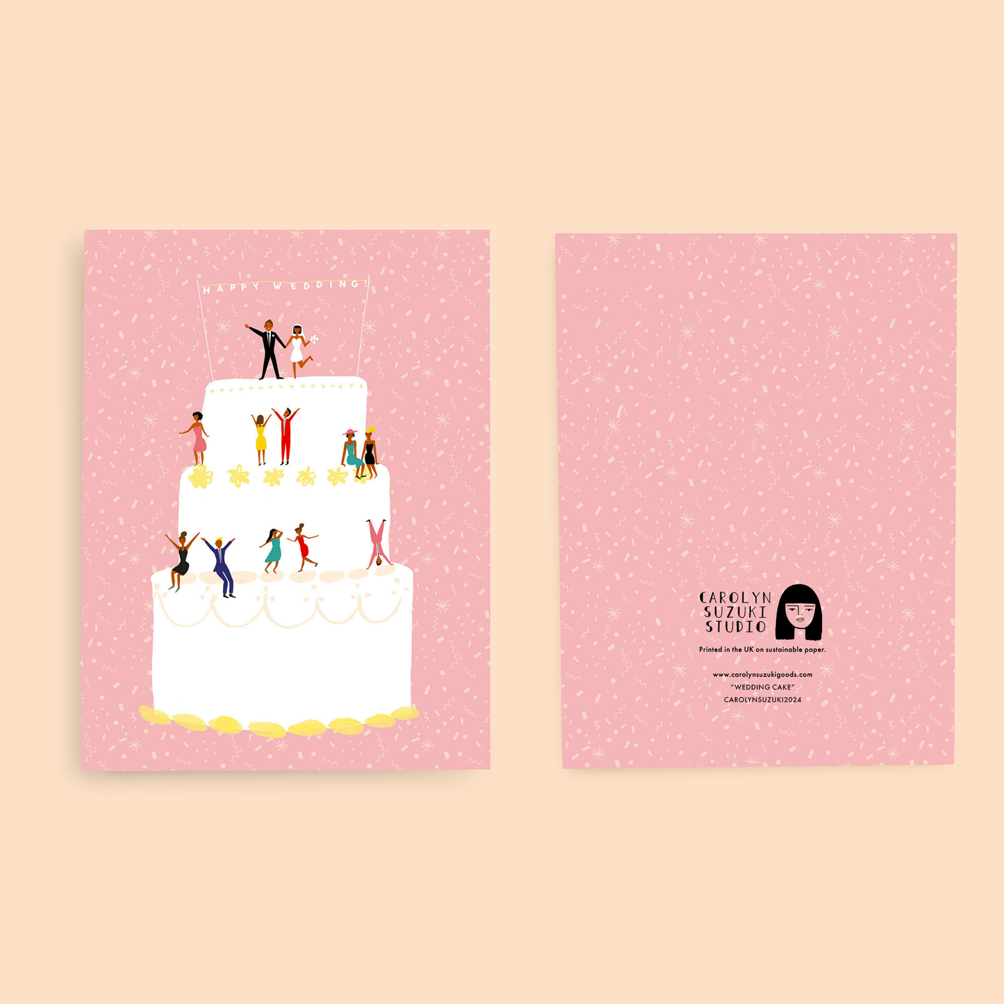 Wedding Cake Commitment Card