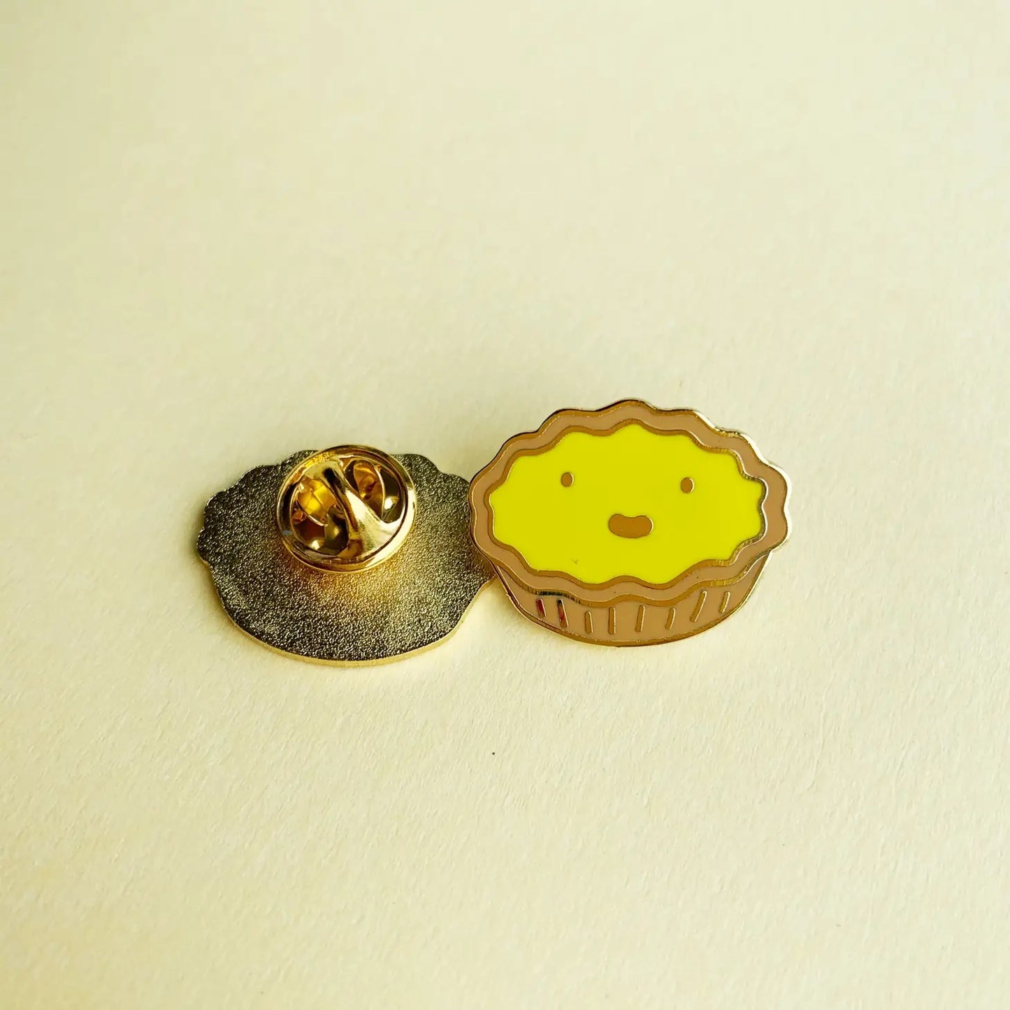 Egg Tart Enamel Pin