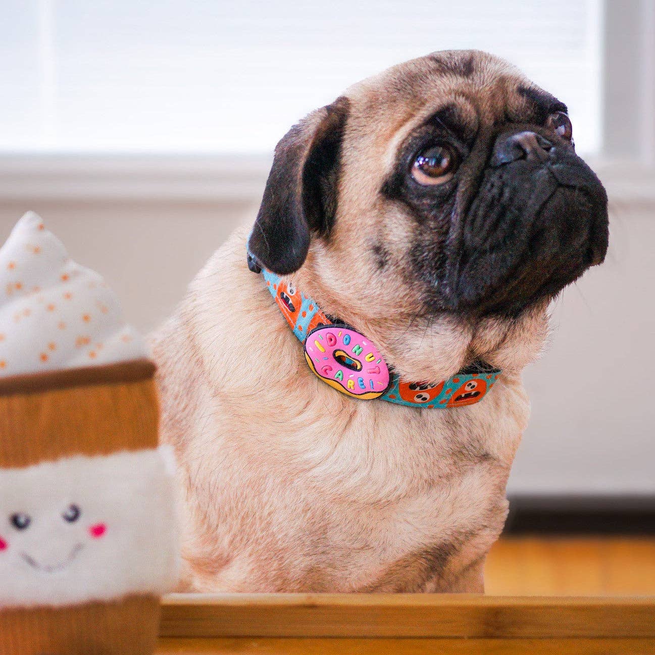 I Donut Care Pink Jiby Dog Charm: Pink