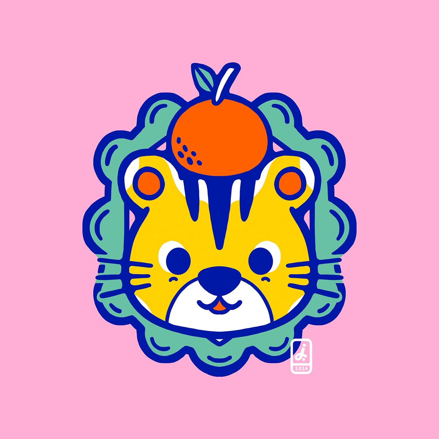 Zodiac Series: Tiger Sticker