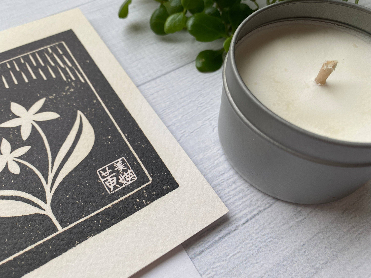 Evening Sky Block Printed Mixed Greeting Card Set