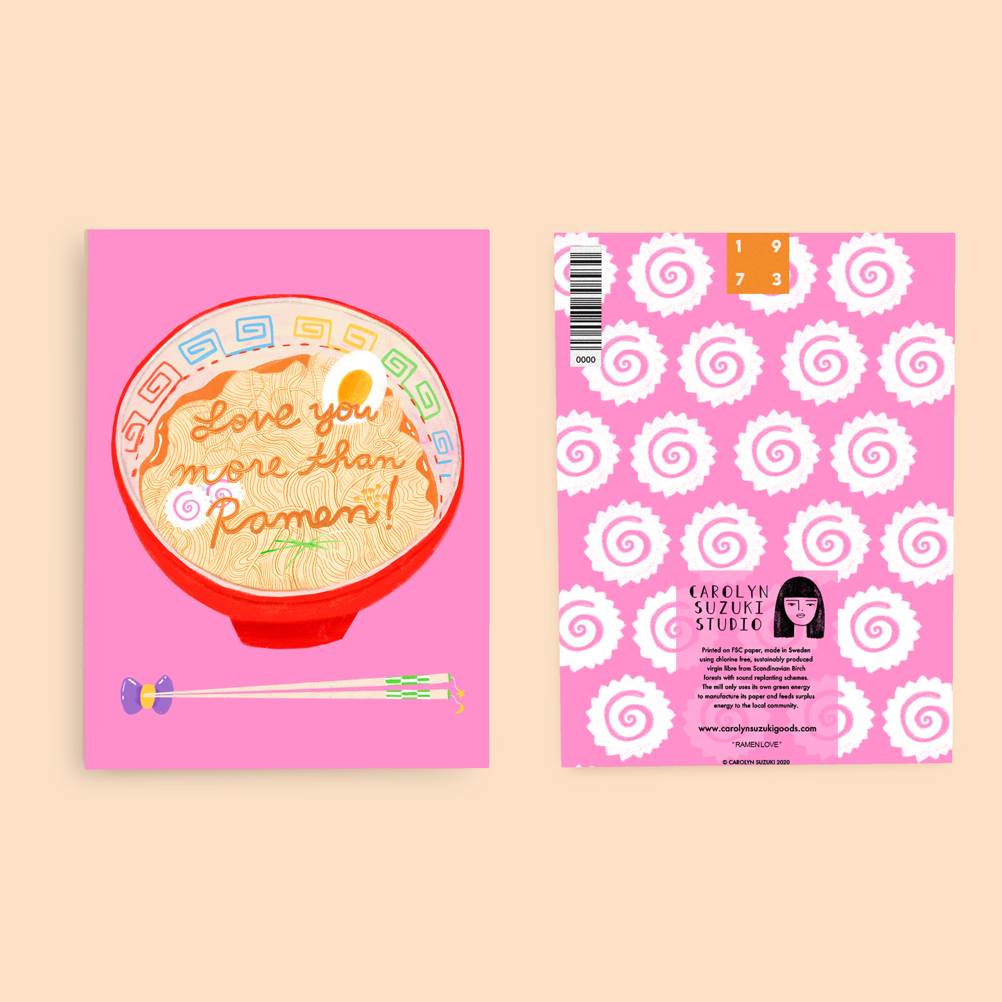 Ramen Love Everyday Card