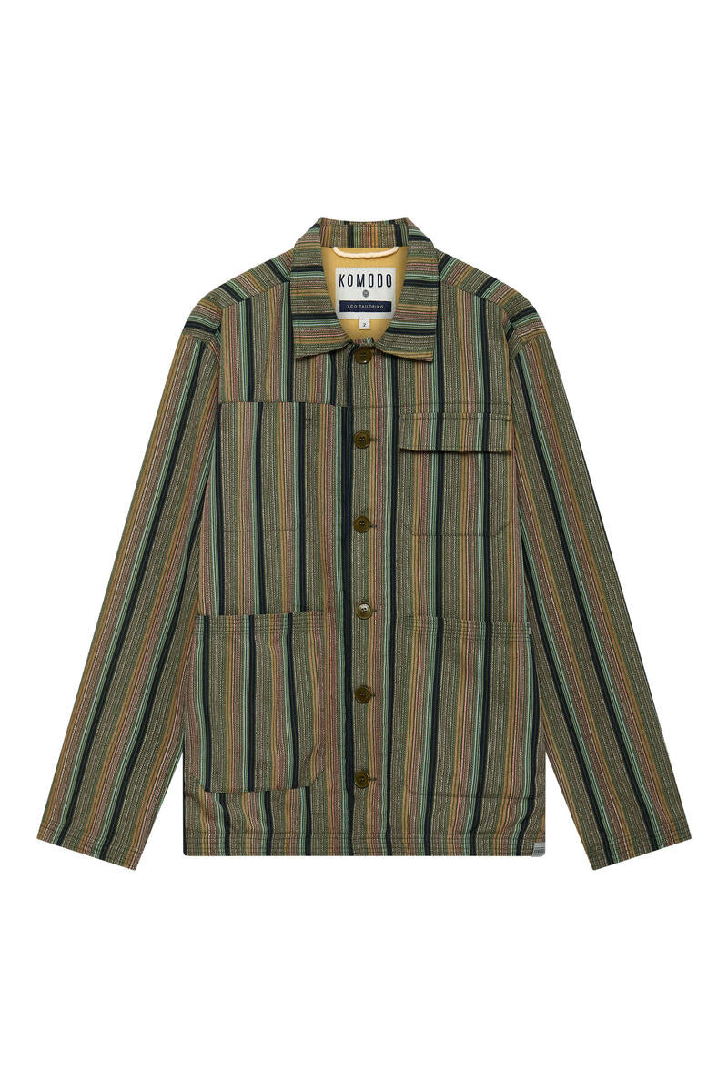 Green Stripe Landon Jacket