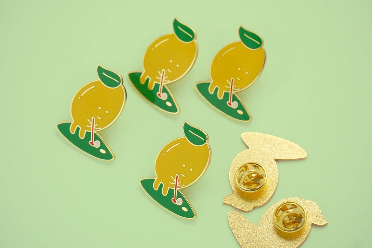 Mango Pudding Enamel Pin