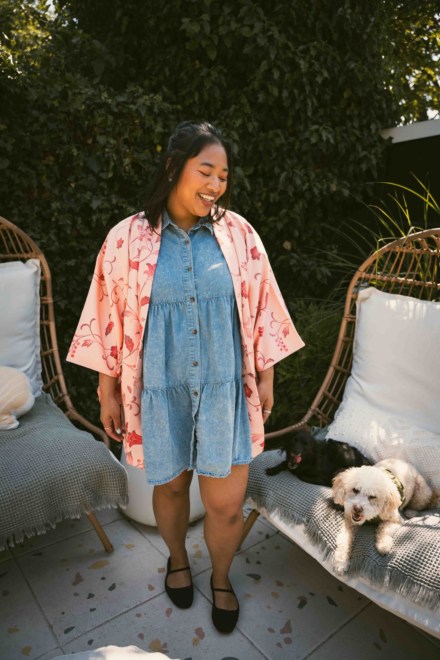 Pink Paisley Haori Vintage Jacket