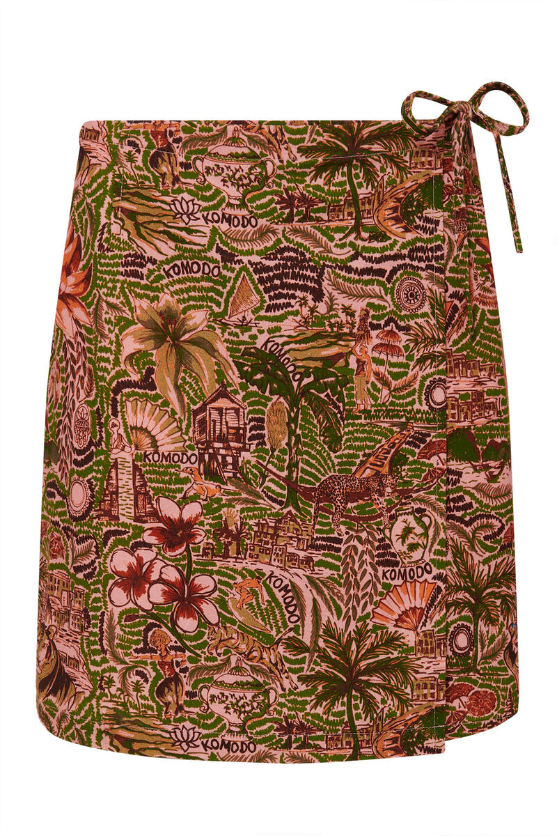 Pink Solstice Wrap Skirt