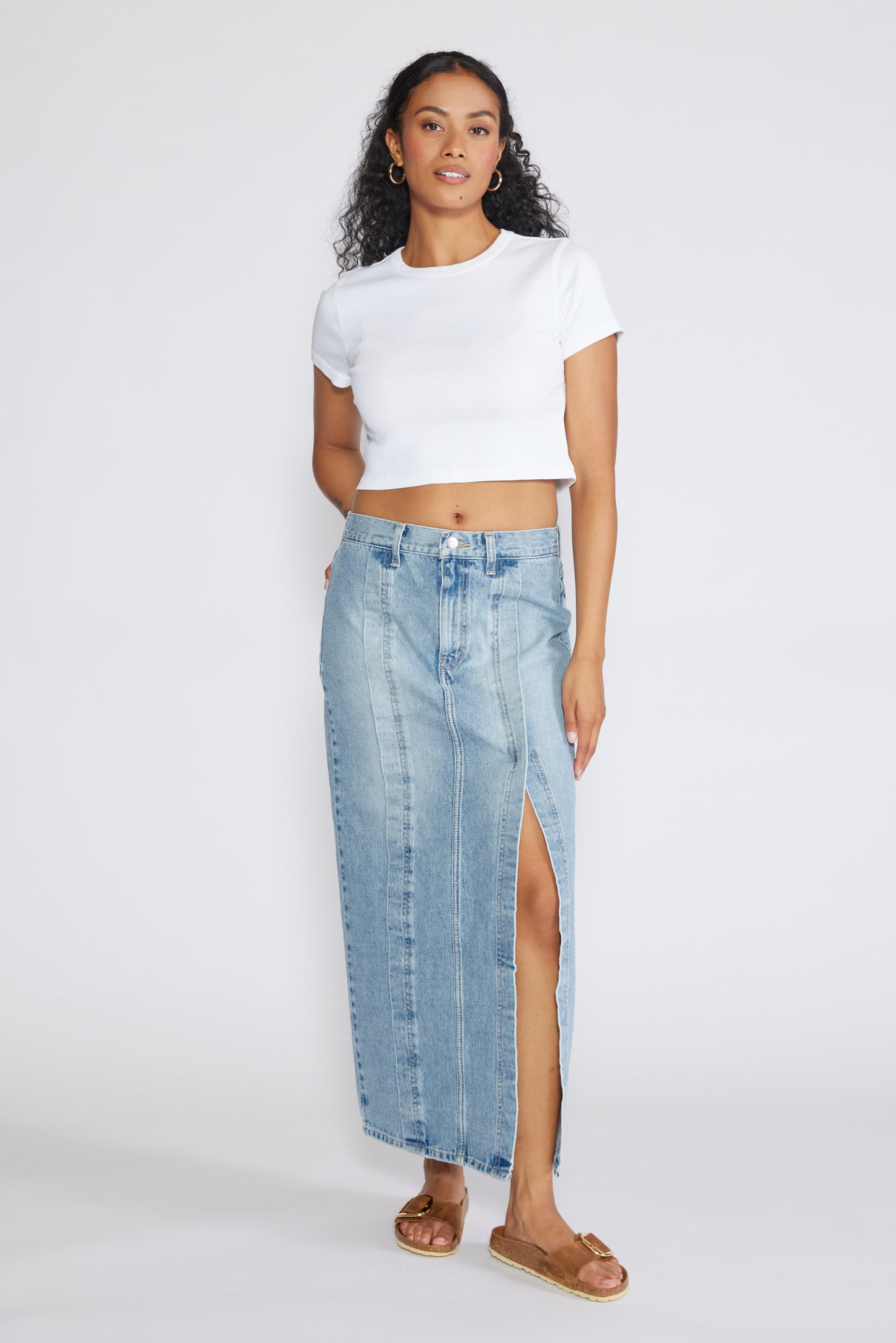 ingrid split skirt
