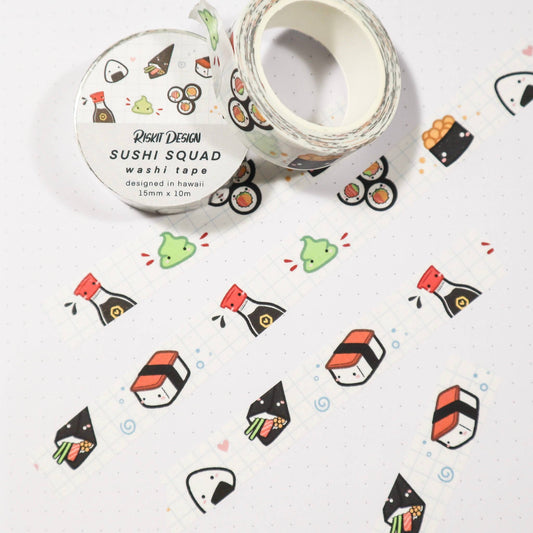 Sushi Squad Washi Tape