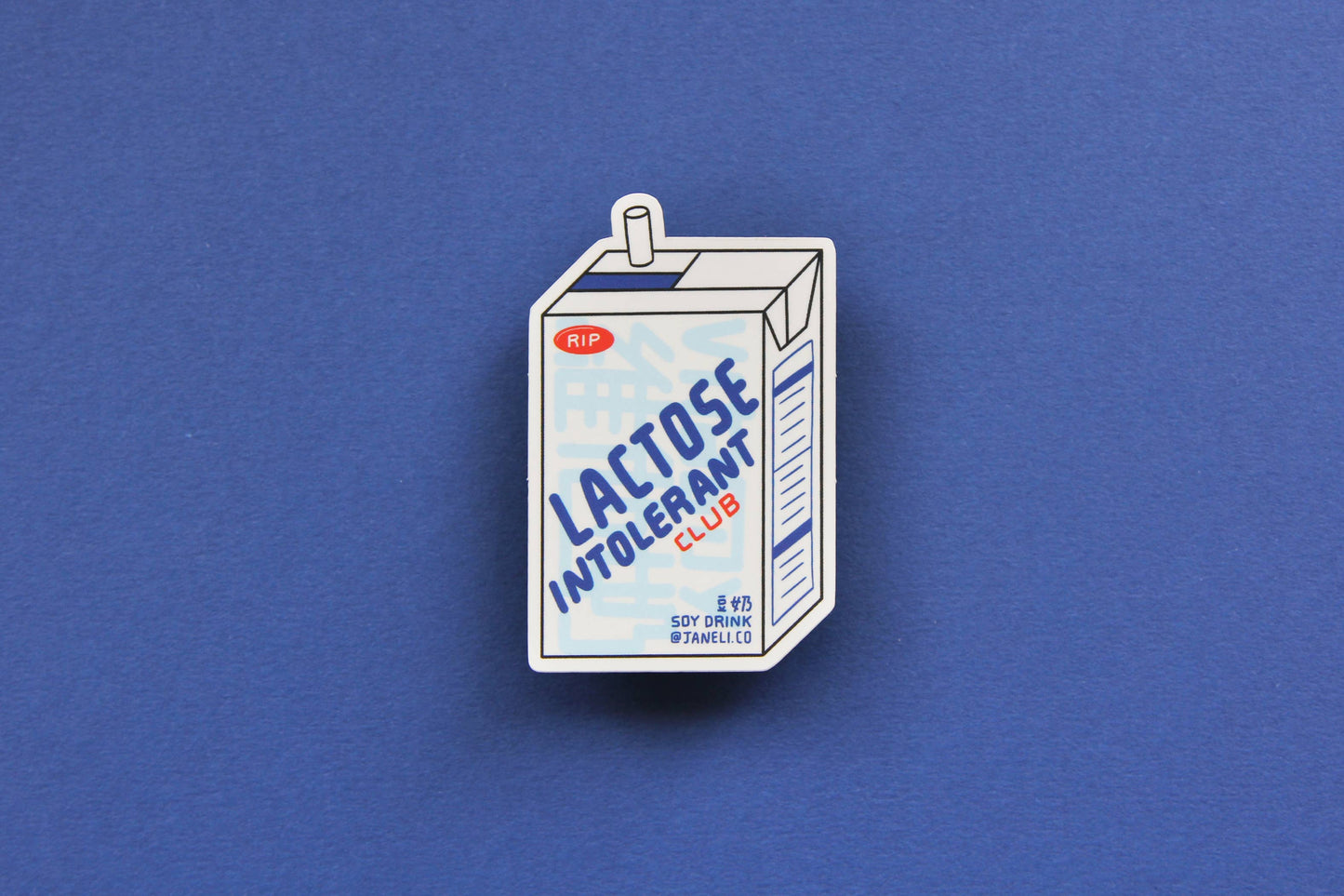 Lactose Intolerant Club Sticker