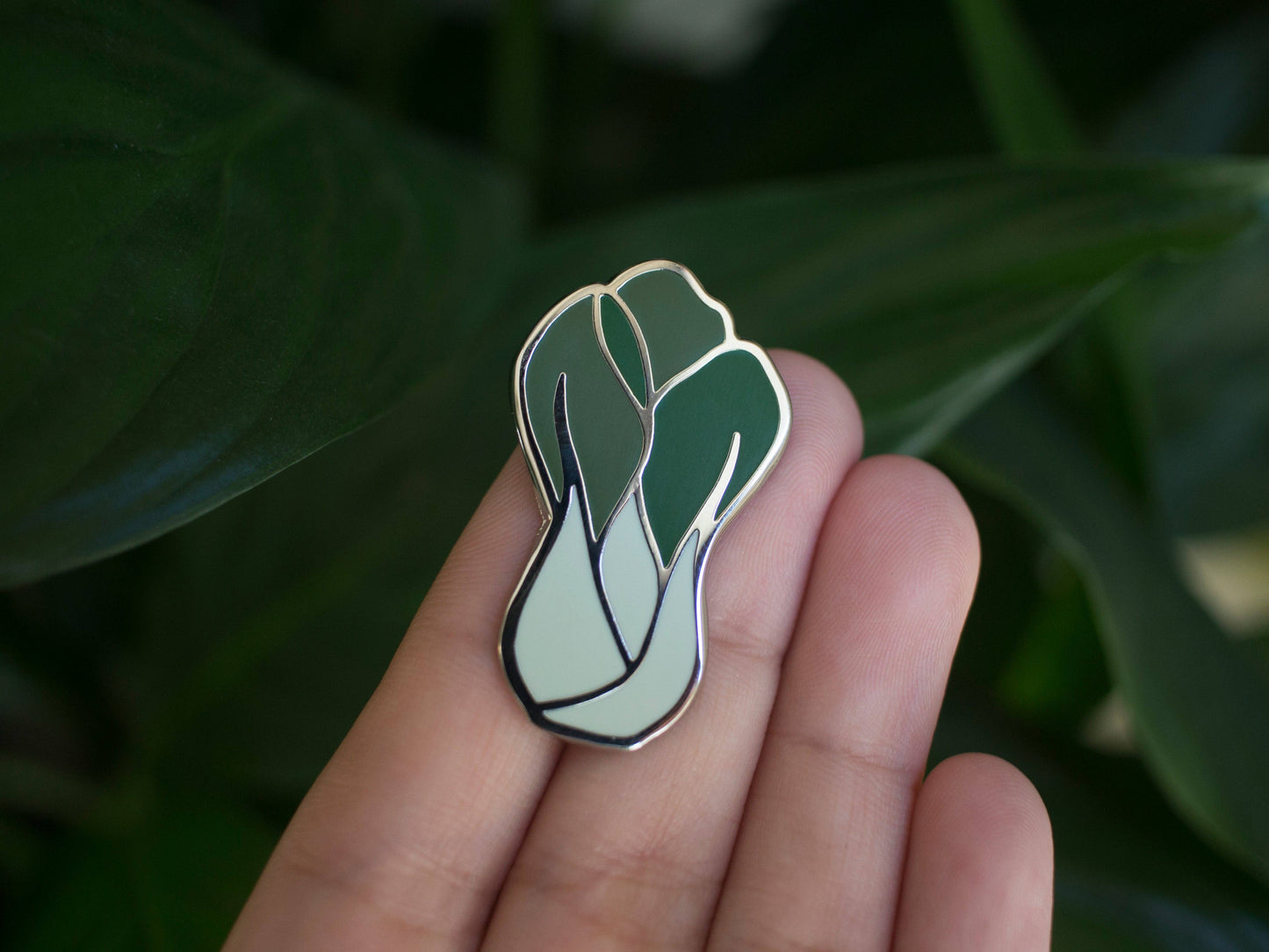 Bok Choy Enamel Pin