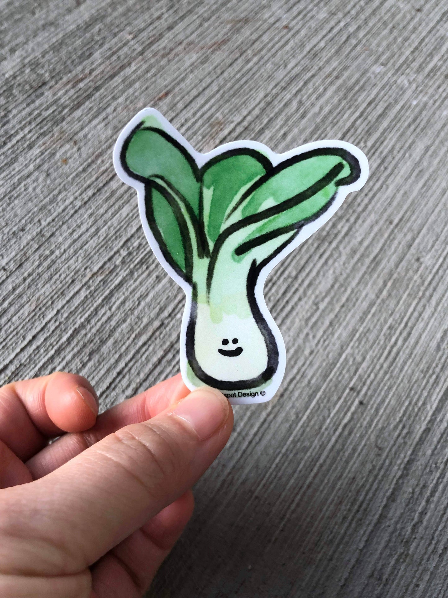 Bok Choy Vinyl Sticker