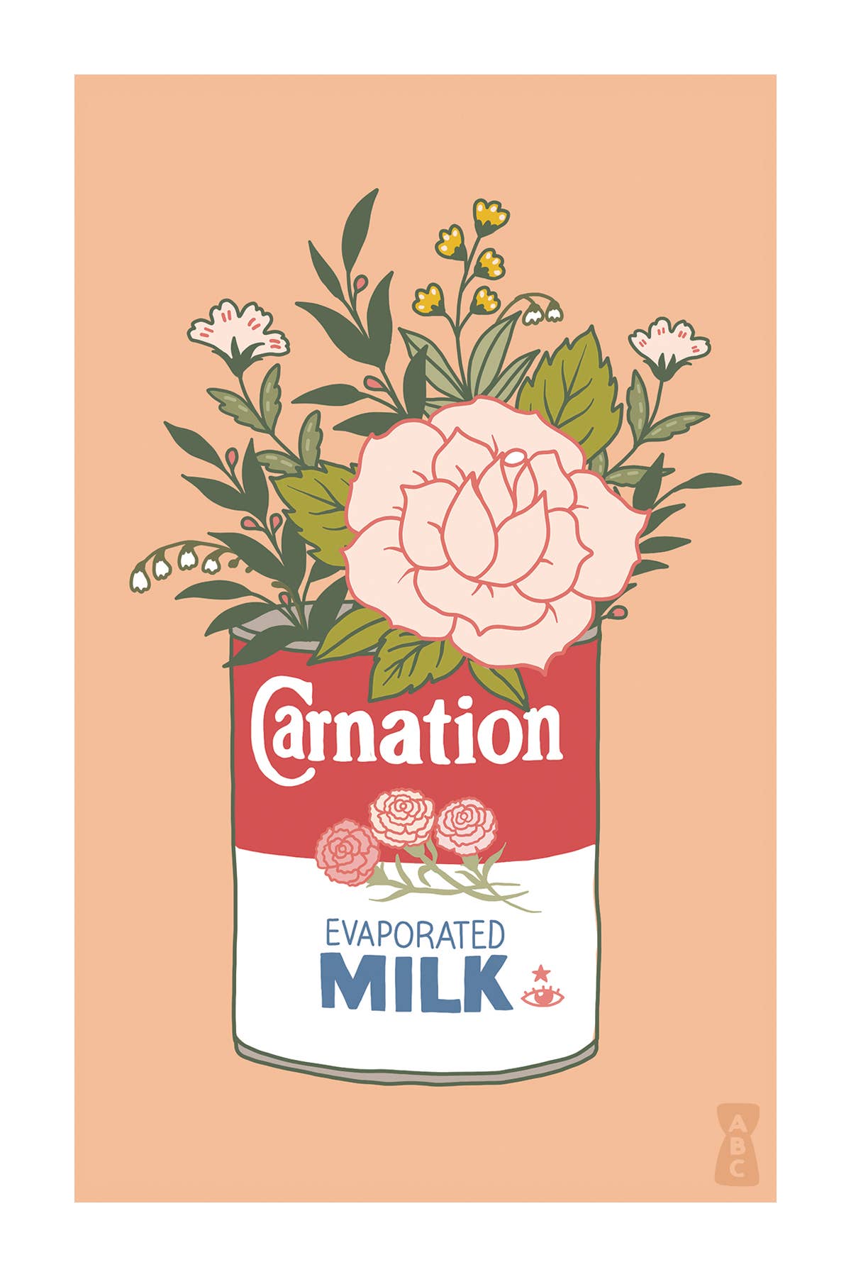 Carnation Milk Art Print