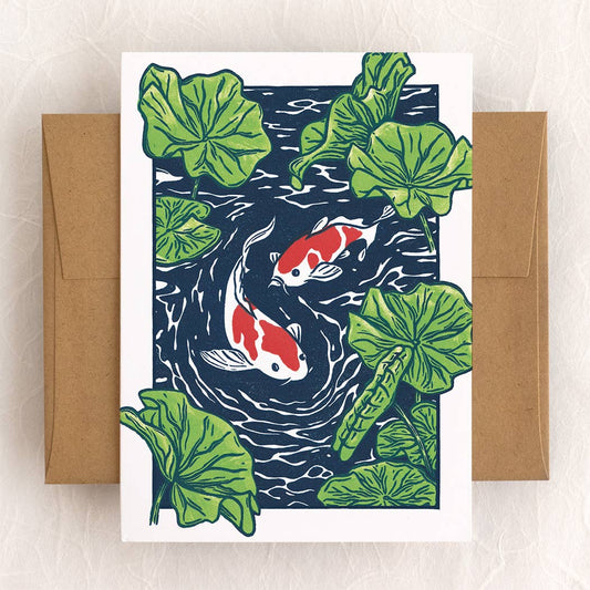 Koi Pond Card