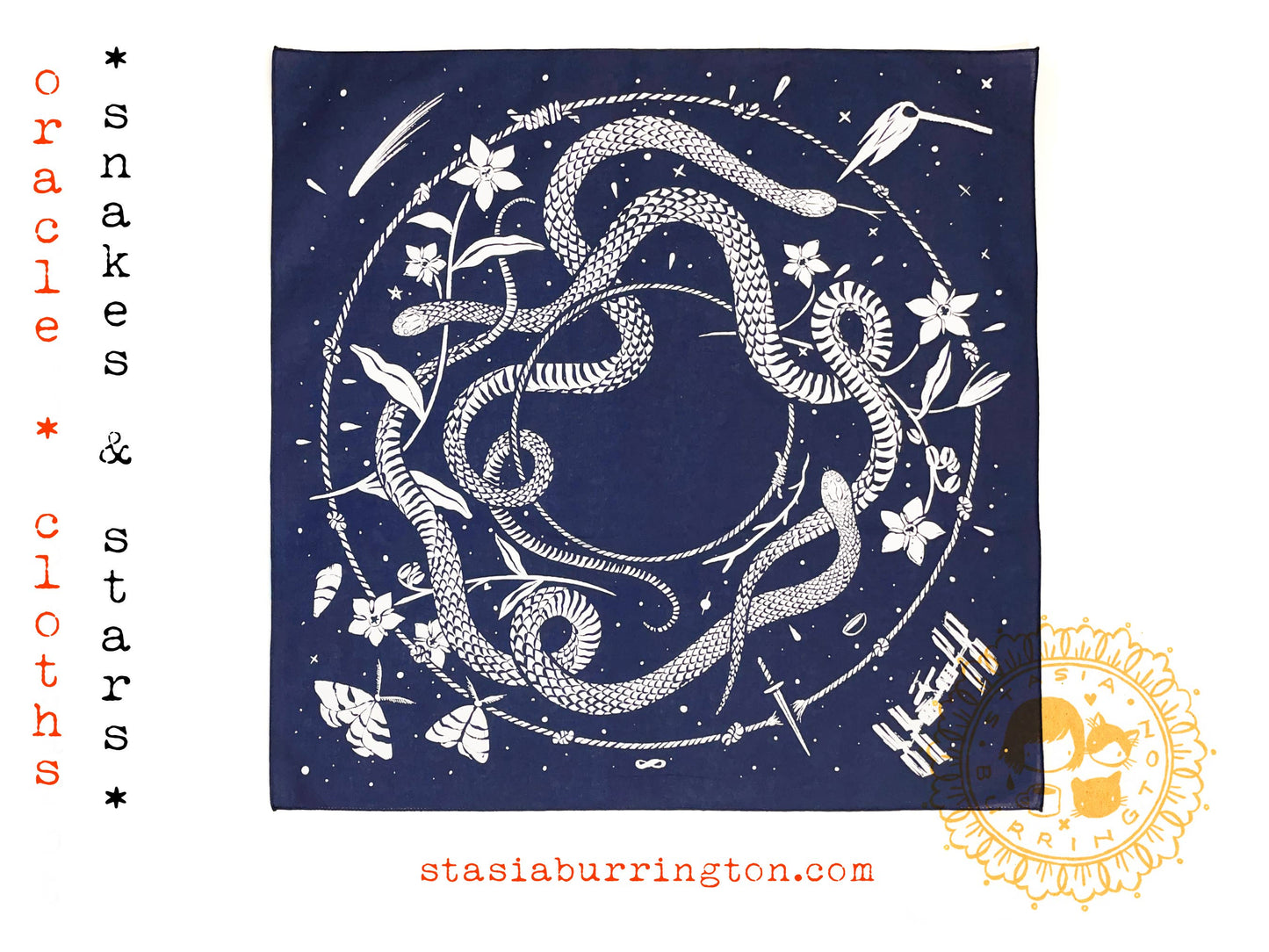Snakes & Stars Cloth Bandana