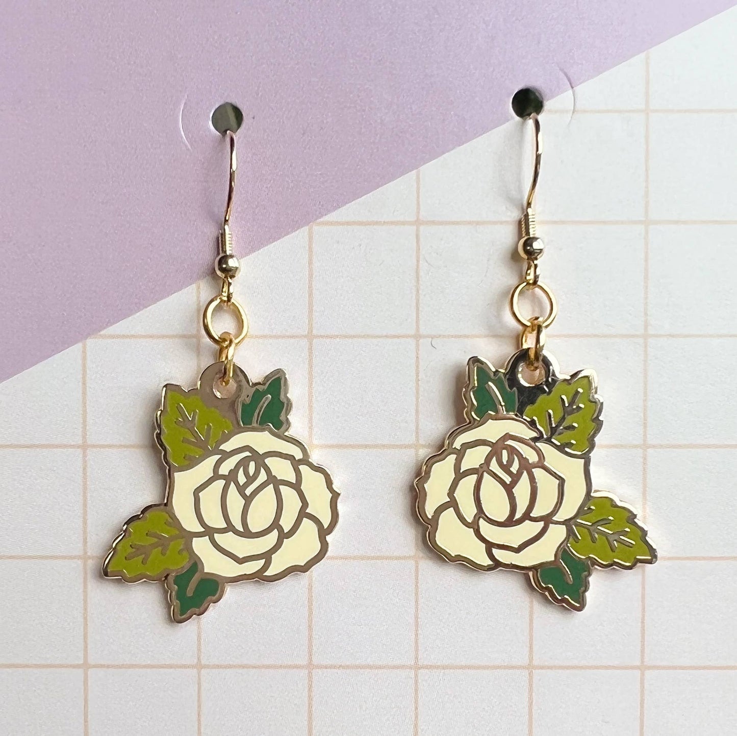 Rose Earrings