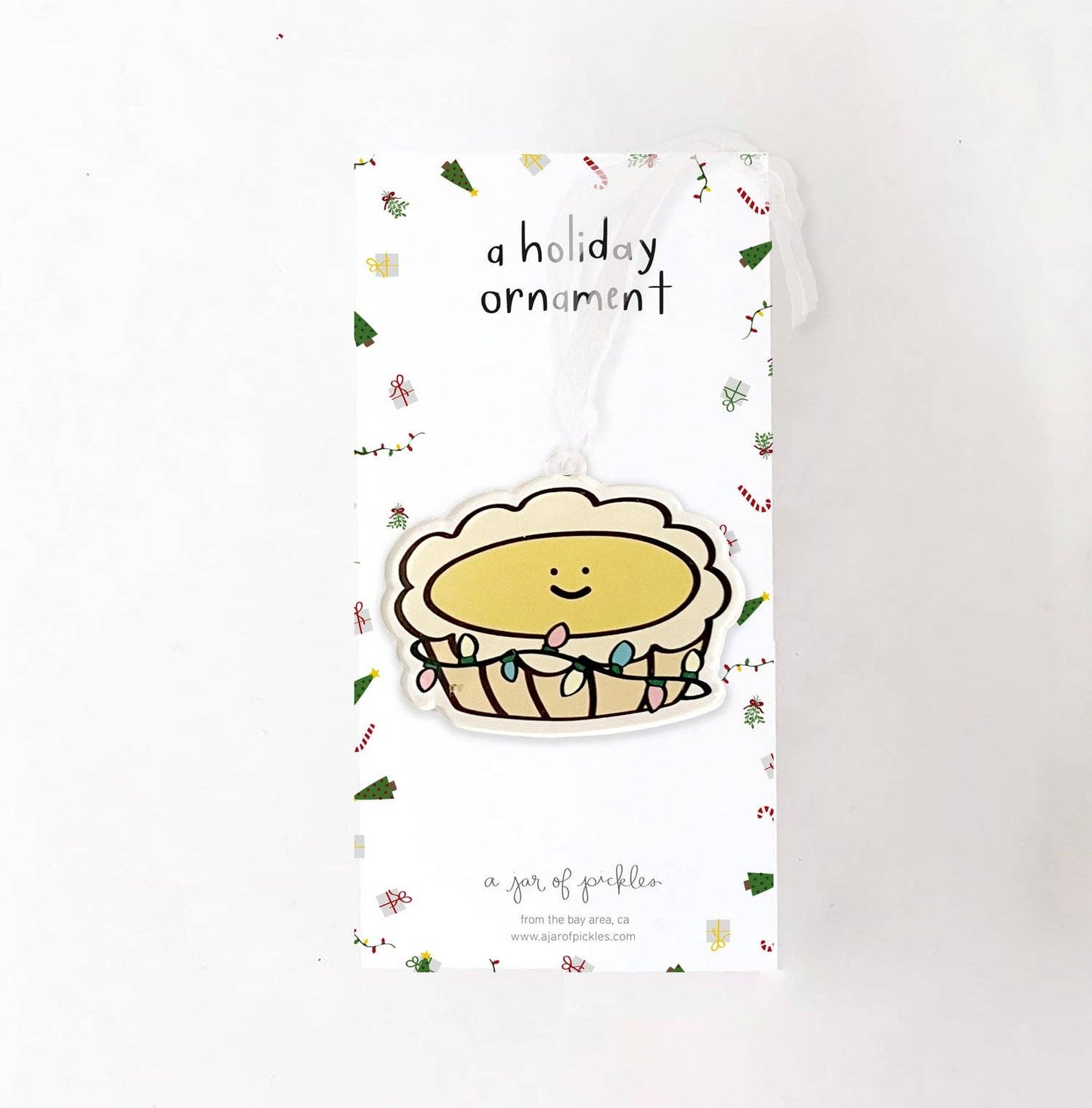 Dan Tat Egg Tart Holiday Ornament